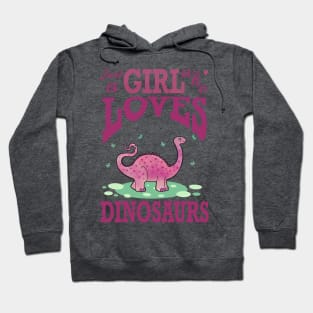 just a girl who loves dinosaurs Hoodie